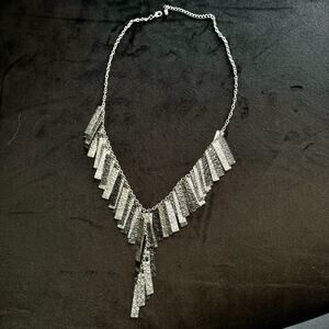 Vintage two tone  Fringe Necklace